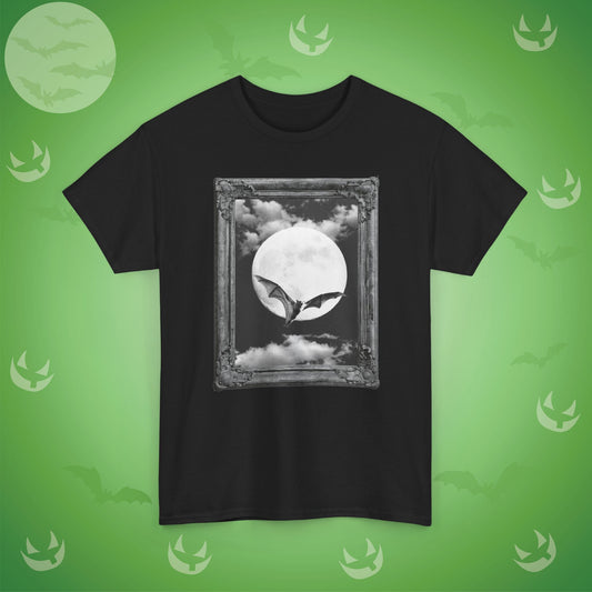 Bat Moon Spooky Halloween T-Shirt | Photographic Design