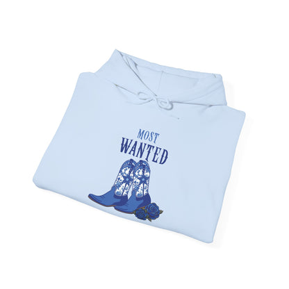 Most Wanted Mothers Day Unisex Hoodie Chinoiserie Floral Cowgirl Boots