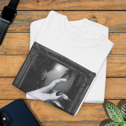 A Hand at the Beach Spooky Halloween T-Shirt | Photographic Design