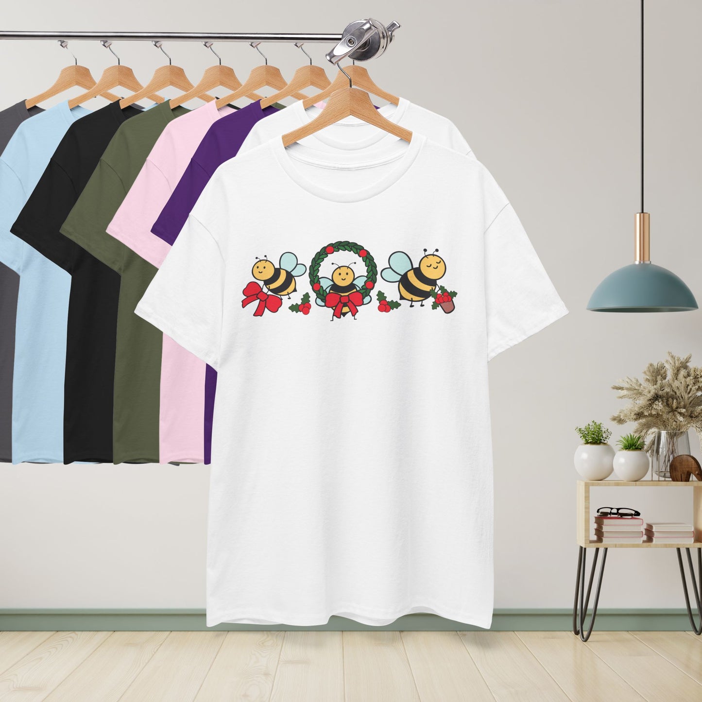 Cute Christmas Bee's Sweet As Honey Bee Lover Unisex T Shirt