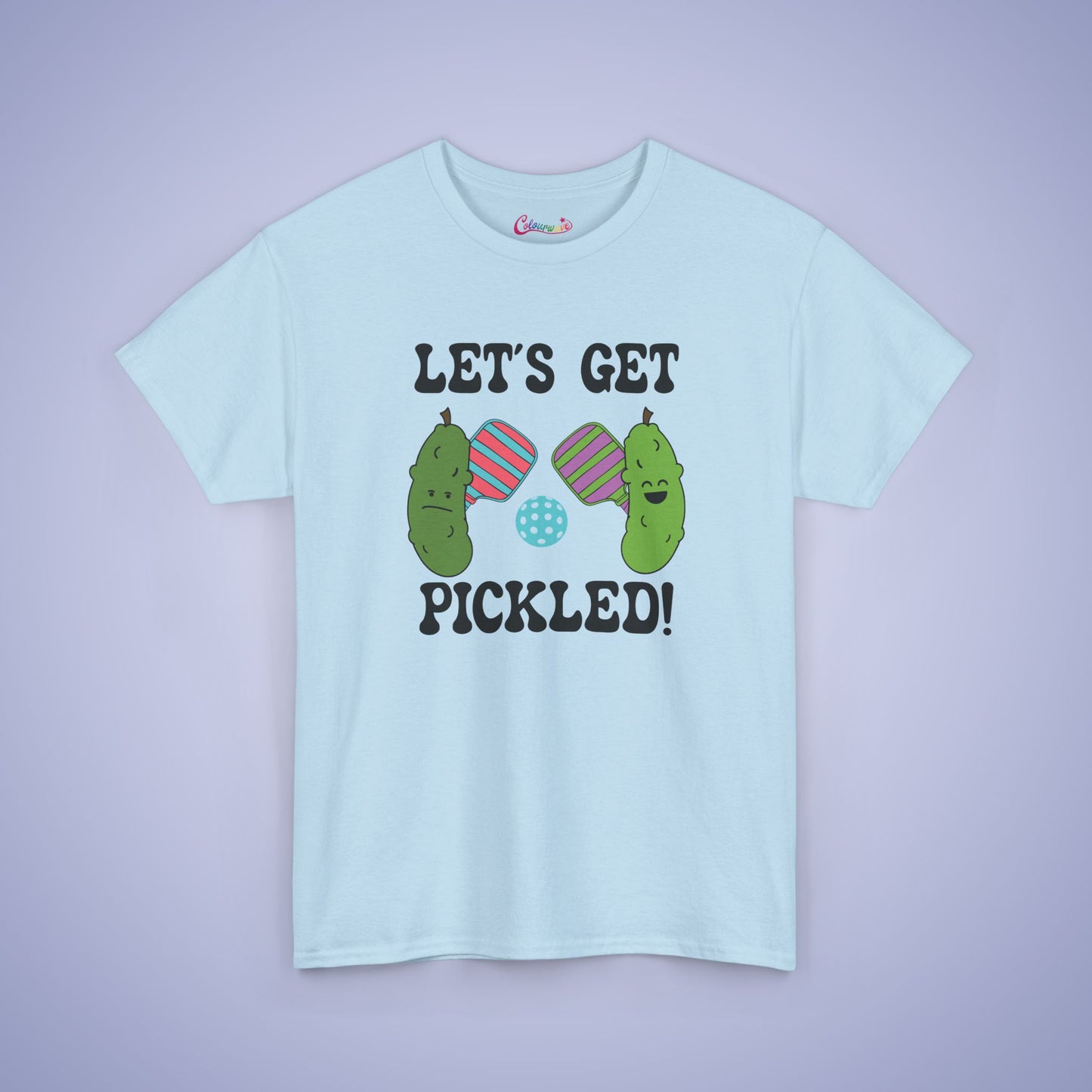 Lets Get Pickled Funny Pickleball Lover Gift Tee Graphic Design T Shirt