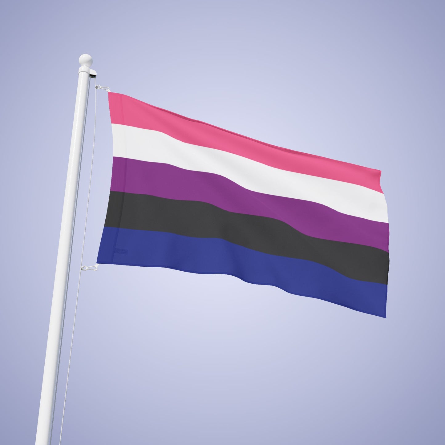Gender Fluid Pride Month Flag Banner Small Medium & Large