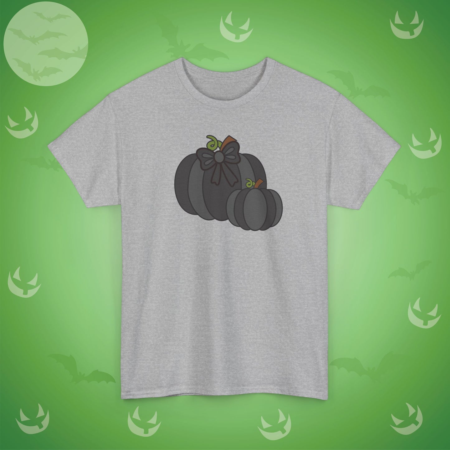 Thanksgiving Fall Inspired Halloween Black Pumpkin Unisex T Shirt