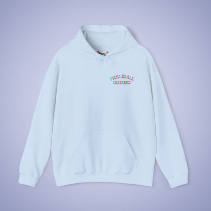Double Trouble Pickleball Team Couple Gift Hoodie Graphic Design Sweatshirt