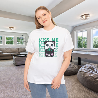 Kiss Me Panda Lover National Panda Day Unisex T Shirt