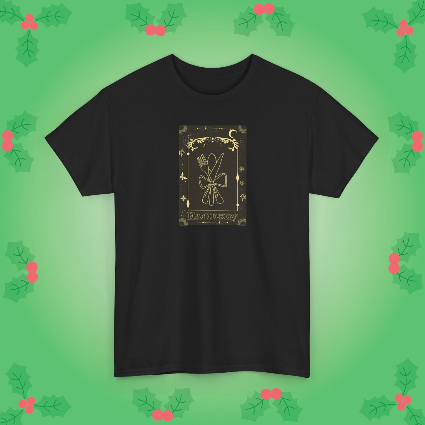 Christmas Meal Family Harmony Tarot Card Lover Unisex T Shirt