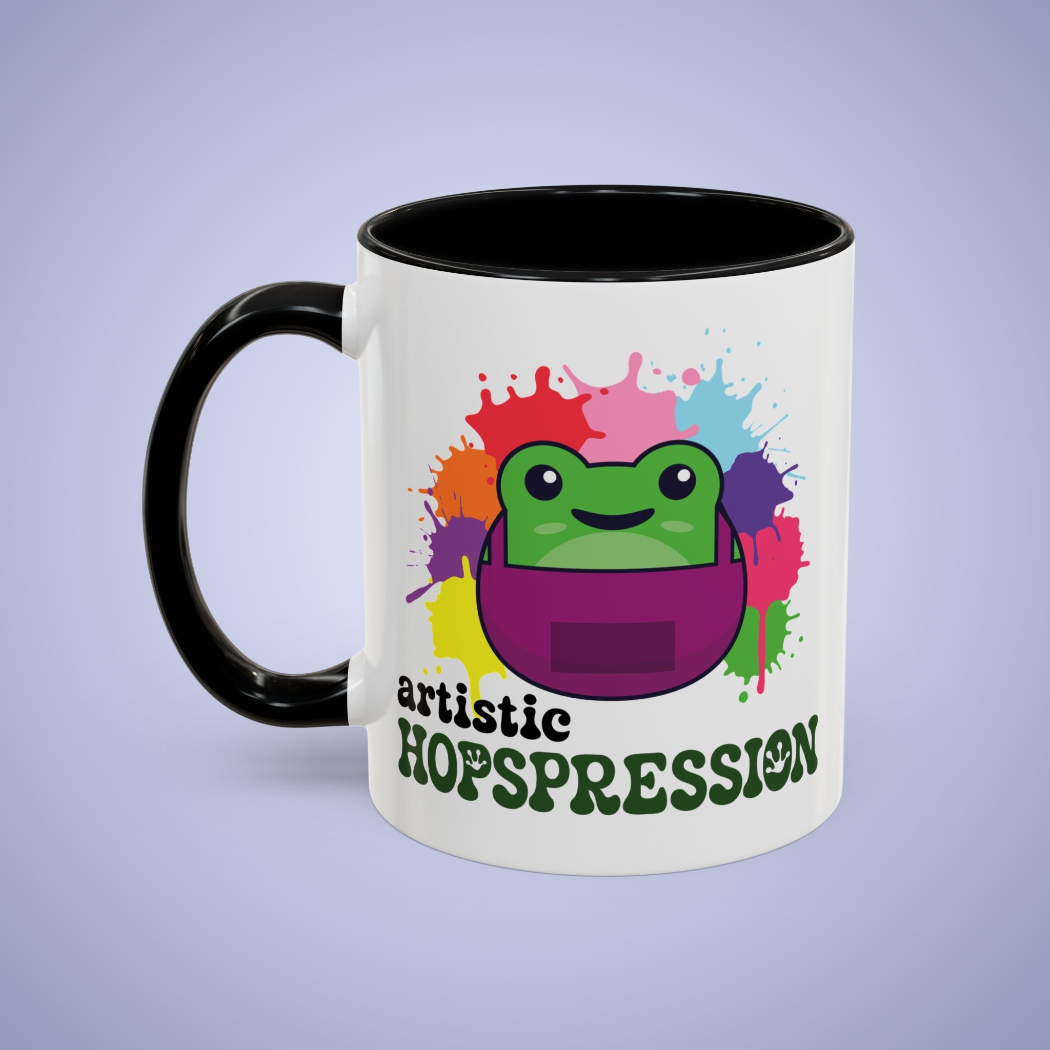 Artist Frog Lover Gift Coffee Mug Ceramic