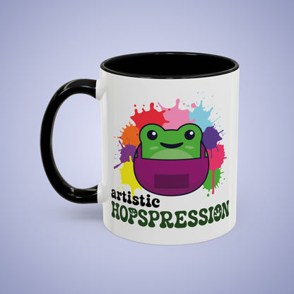 Artist Frog Lover Gift Coffee Mug Ceramic