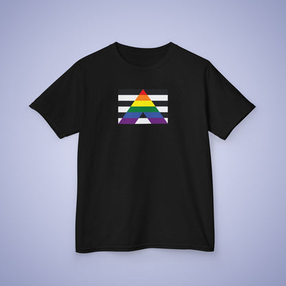 Straight Ally Pride Kids Cotton T Shirt LGBTQ Pride Month