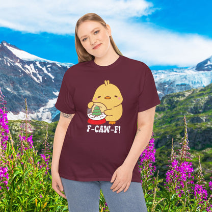 Christmas Snowglobe F CAW F White Cute Funny Chick Unisex Chicken T Shirt