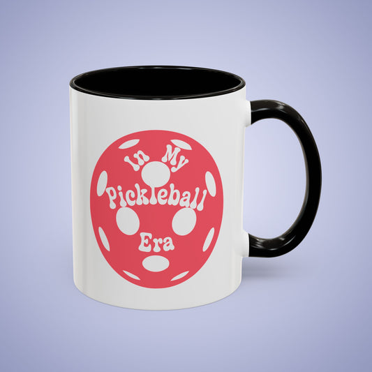 In My Pickleball Era Pink Pickleball Fun Colorful Gift Coffee Mug