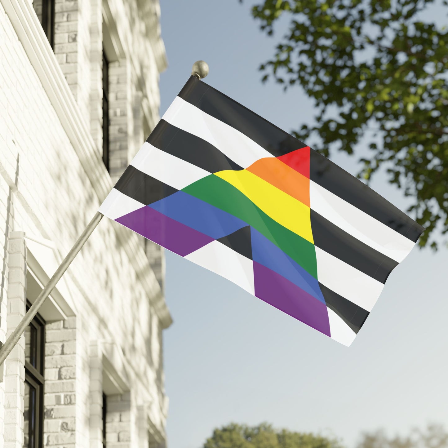 Straight Ally Pride Month Flag Banner Small Medium & Large