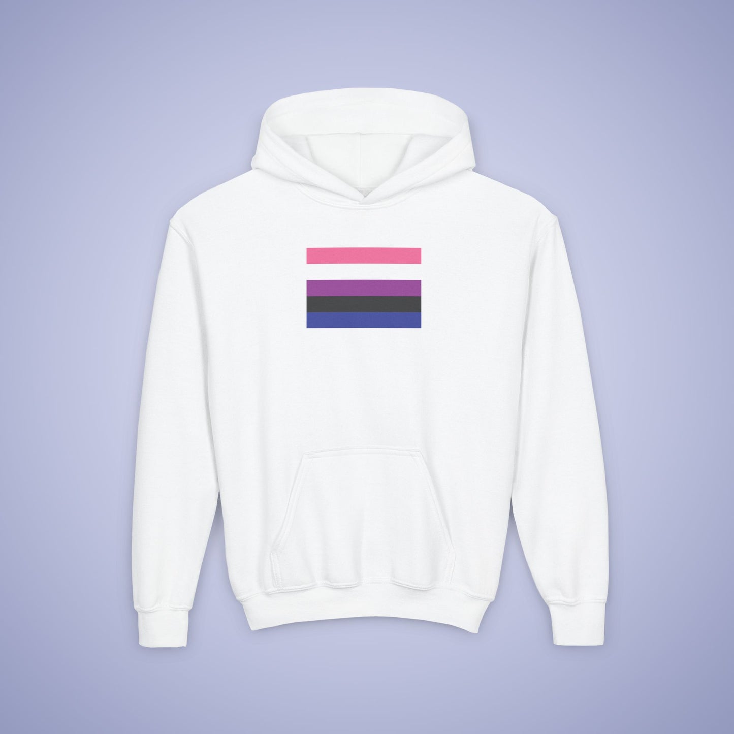Gender Fluid Pride Kids Cotton Hoodie LGBTQ Pride Month