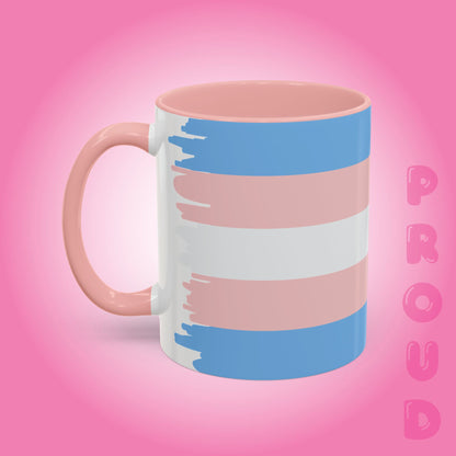 Transgender Paint Style Coffee Mug