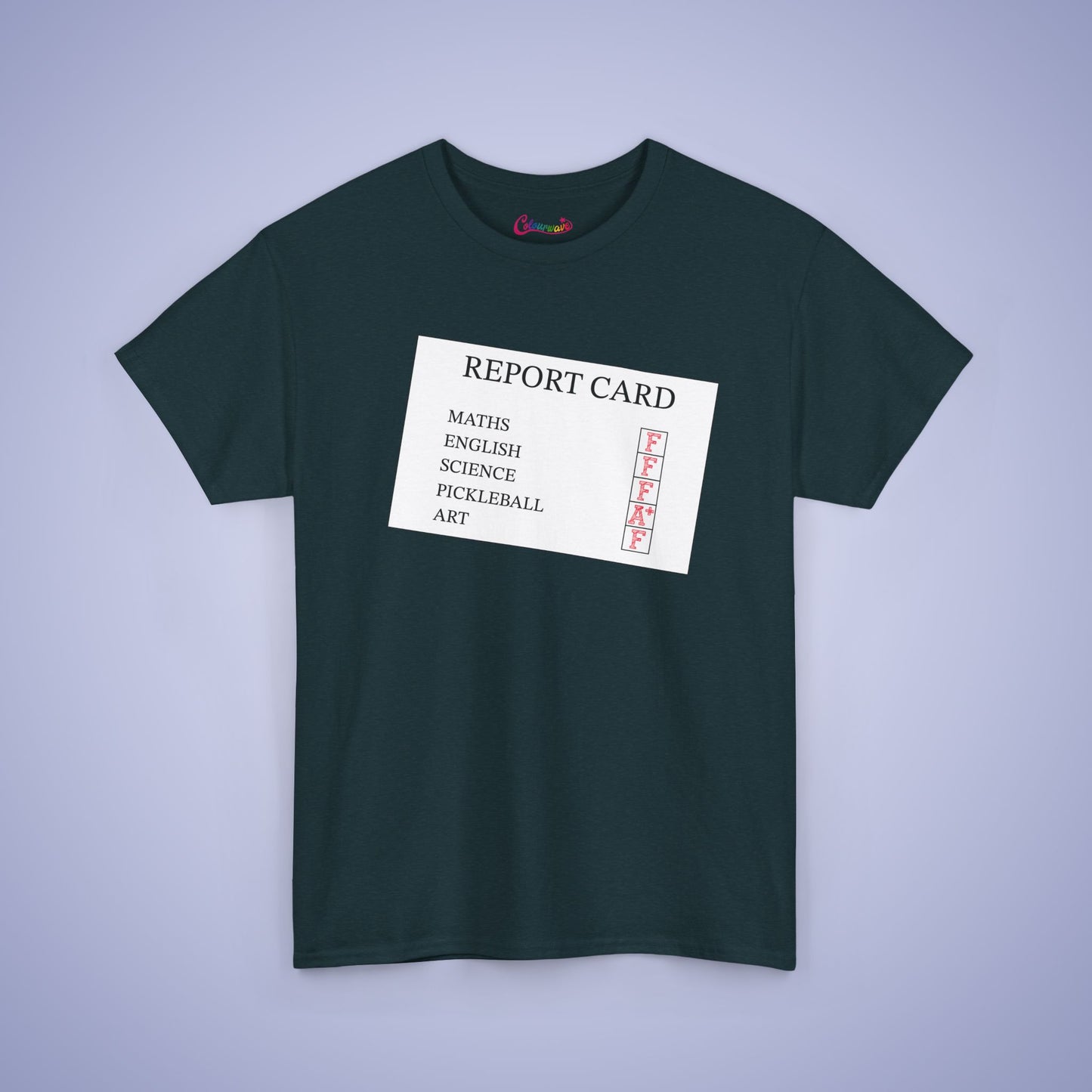 Report Card Funny Teacher Student Pickleball Lover Gift Tee Graphic Design T Shirt