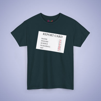 Report Card Funny Teacher Student Pickleball Lover Gift Tee Graphic Design T Shirt