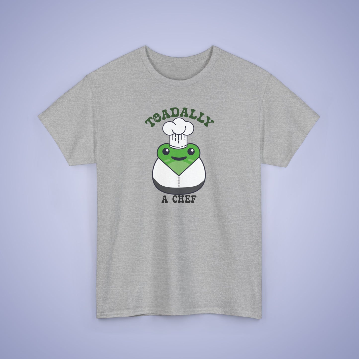 Toadally a Chef Graphic Tee Frog Lover Funny Cook Gift Unisex T Shirt
