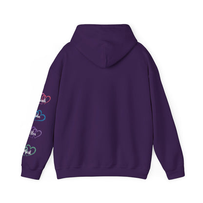 This Mother Wears her Heart on her Sleeve Unisex Hoodie Personalized