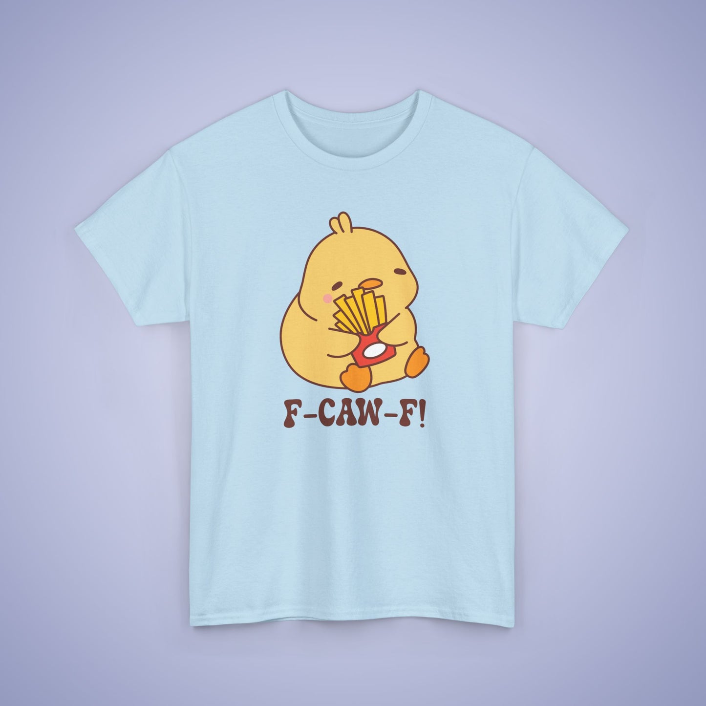Chip Lover F CAW F Cute Funny Chick Unisex Chicken T Shirt