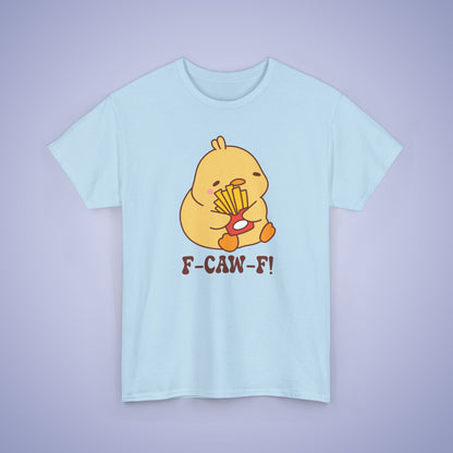 Chip Lover F CAW F Cute Funny Chick Unisex Chicken T Shirt