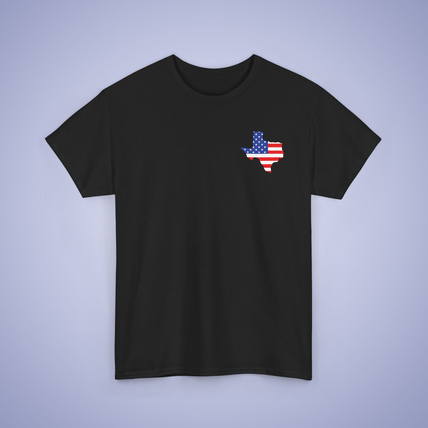 Texas Map Pocket Art Proud American Unisex T Shirt