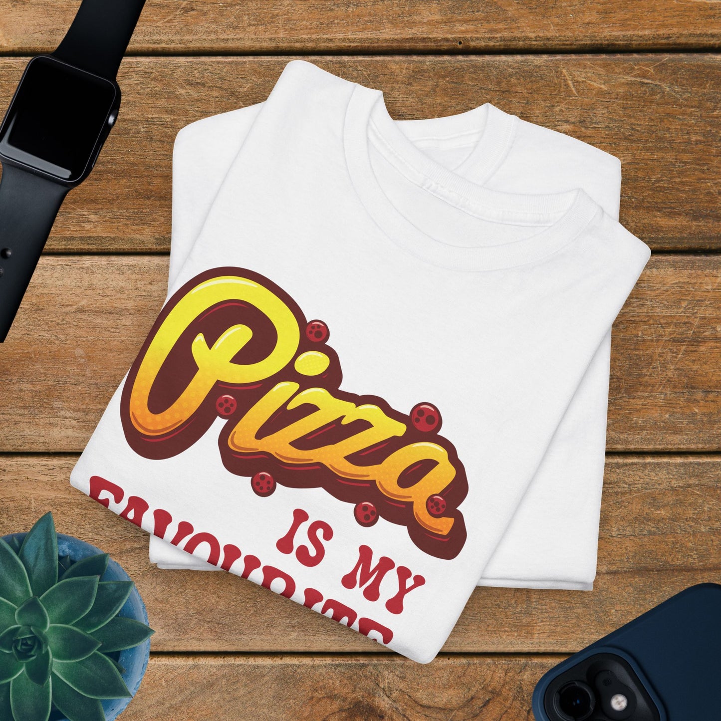 Pizza is my Favourite School Supply Graphic Art Pizza Lover Funny Teacher Unisex T Shirt