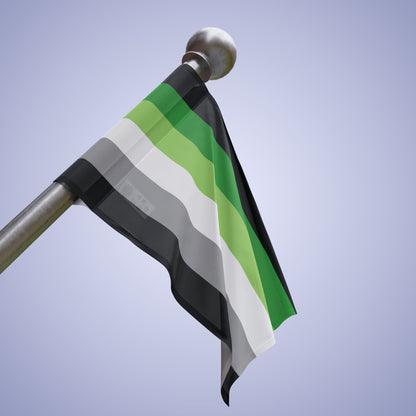 Aromantic Pride Month Flag Banner Small Medium & Large