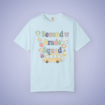 Second Grade Retro Fun Teacher T Shirt Comfort Colors Unisex Back to School