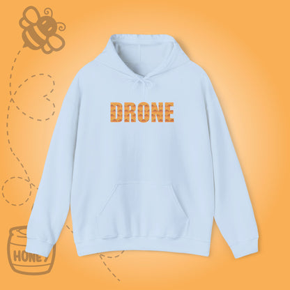 Drone Sweet As Honey  Honeycomb Word Art Design Hoodie Sweatshirt