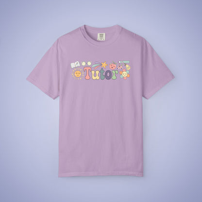 Tutor Teacher T Shirt Retro Comfort Colors Unisex Back to School