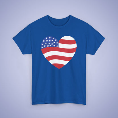 American Heart 250 Years of Freedom USA Celebration Unisex T Shirt