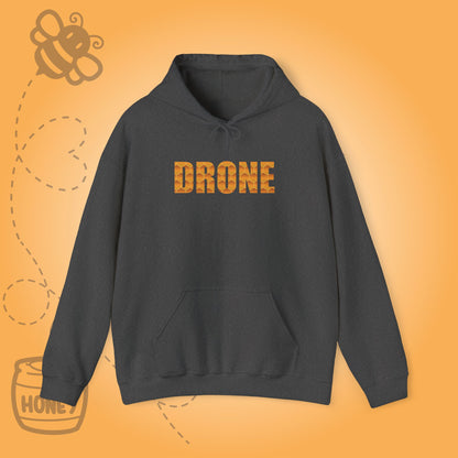 Drone Sweet As Honey  Honeycomb Word Art Design Hoodie Sweatshirt