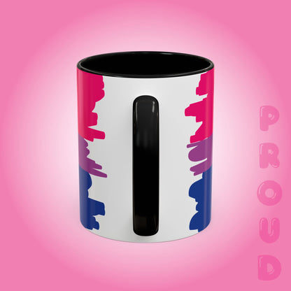 Bisexual Paint Style Coffee Mug