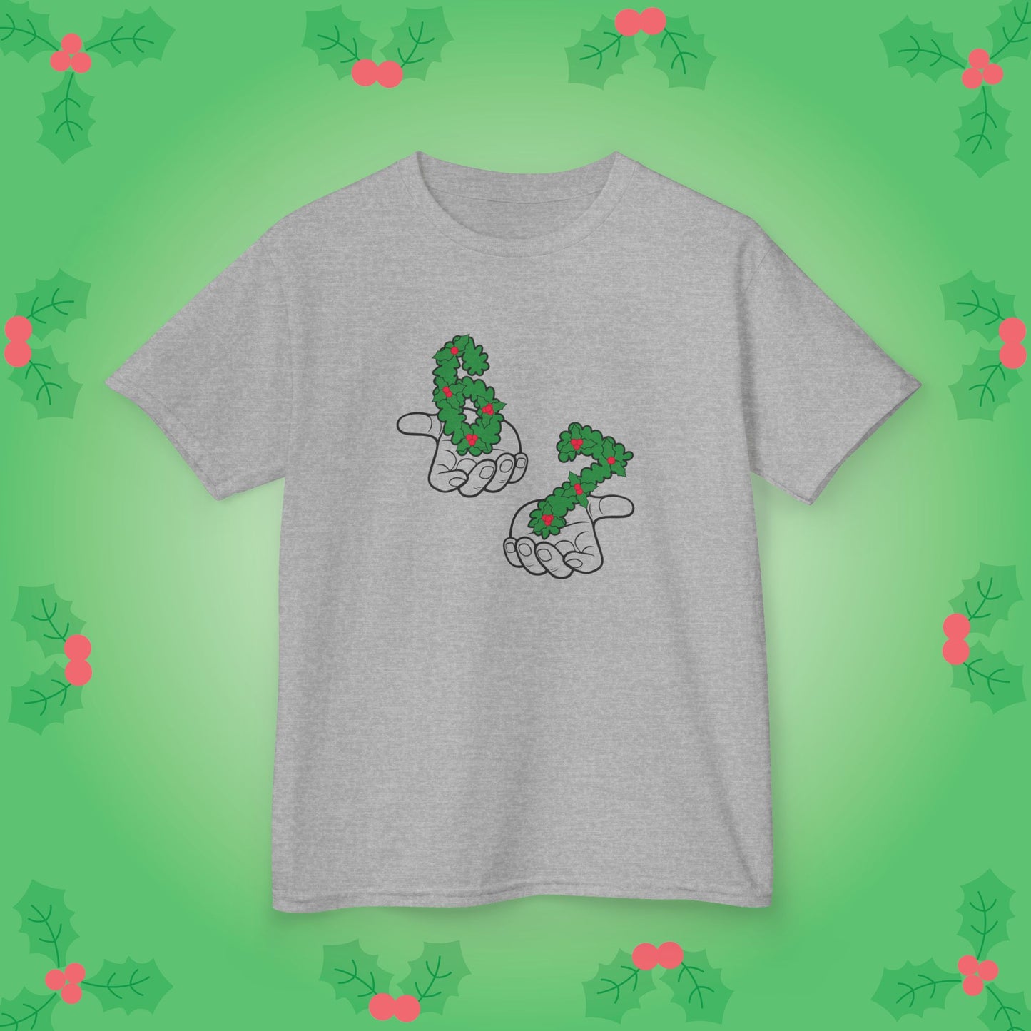 Holly Christmas 67 Tee Fun Trending Kids Cotton T Shirt Six Seven Youth