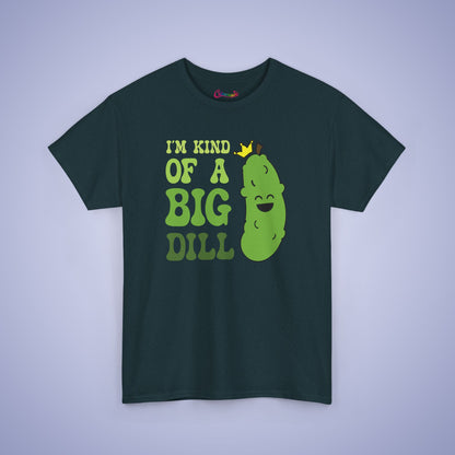 Im Kind of a Big Dill Pickle Lover Pickleball Tee Graphic Design T Shirt