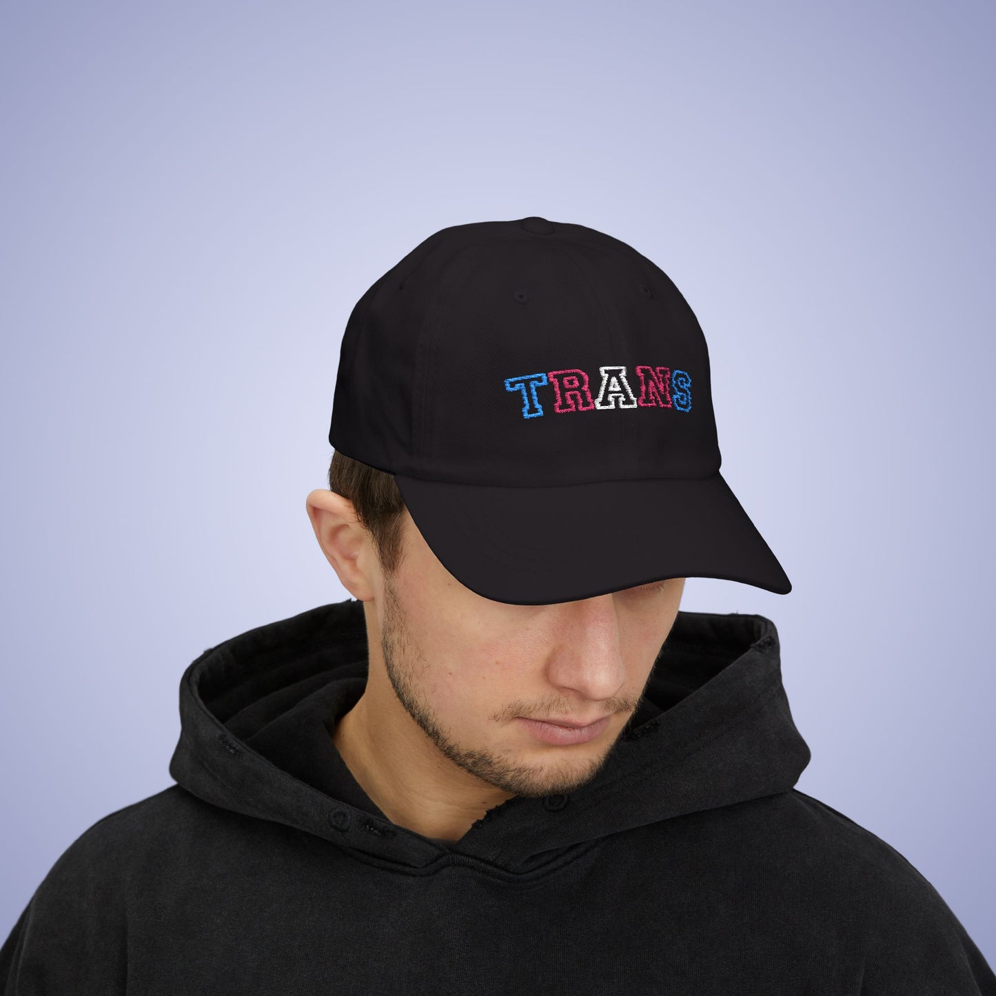 Transexual Pride Month Embroidered Classic Dad Cap Unisex Coloured Embroidery