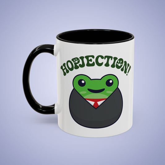 Hopjection Lawyer Judge Frog Lover Gift Coffee Mug Ceramic