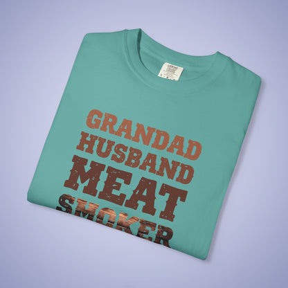 Grandad Husband Meat Smoker Legend Comfort Colors Mens T Shirt Fathers Day Gift