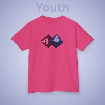 D10 Dice 67 Tee Fun Trending Kids Cotton T Shirt Six Seven Youth