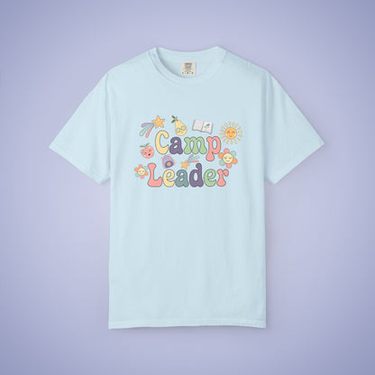 Camp Leader Teacher T Shirt Retro Comfort Colors Unisex Back to School