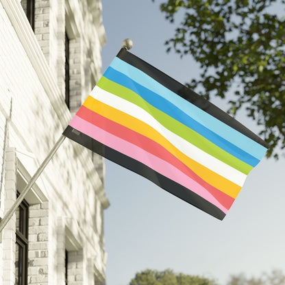 Queer Pride Month Flag Banner Small Medium & Large