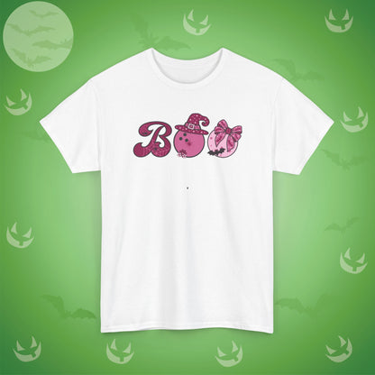 Bowling BOO T-Shirt | Girly Coquette Halloween Design