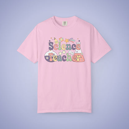 Science Teacher T Shirt Retro Comfort Colors Unisex Back to School