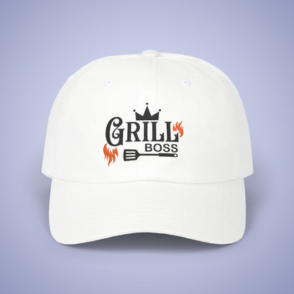 Grill Boss Embroidered Classic Dad Cap Unisex Black Embroidery Gift