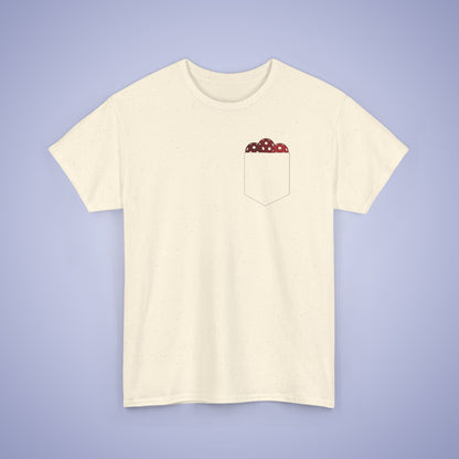Pickleball Pocket Design T Shirt Red Graphic Design
