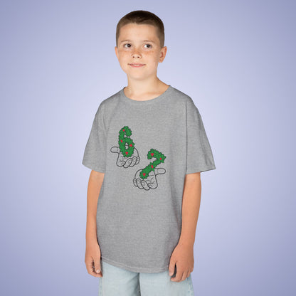 Holly Christmas 67 Tee Fun Trending Kids Cotton T Shirt Six Seven Youth