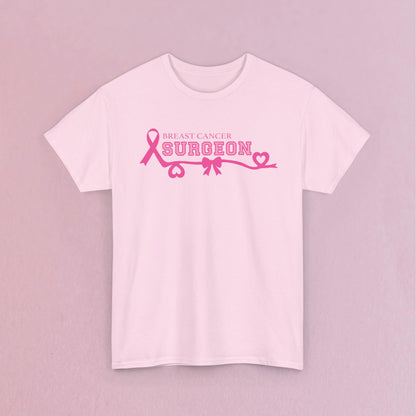 Breast Cancer Surgeon Awareness & Support Doctor Nurse Unisex T Shirt