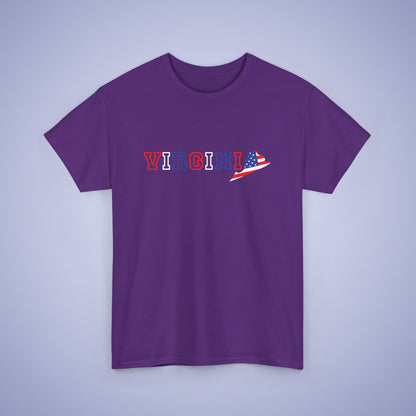 Virginia Map Text Art Proud American Unisex T Shirt