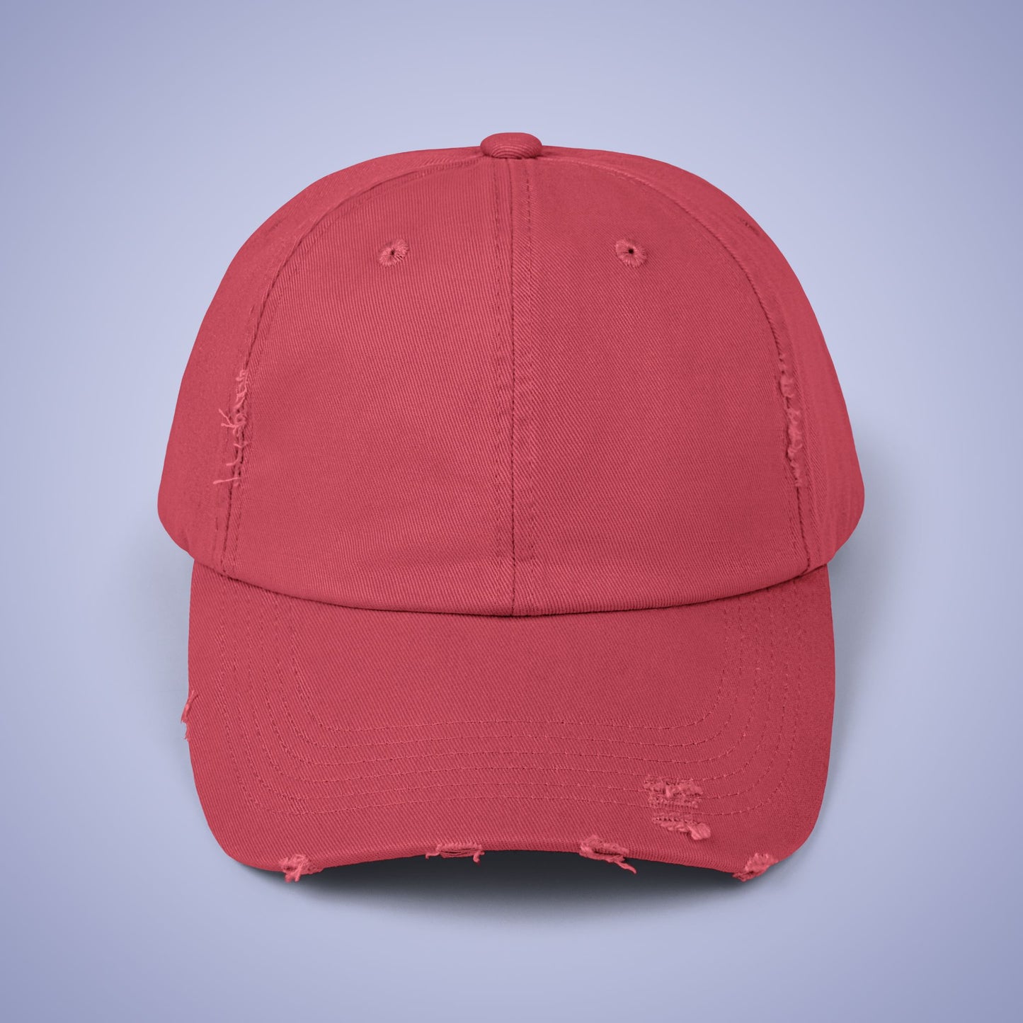 Red Distressed Cap