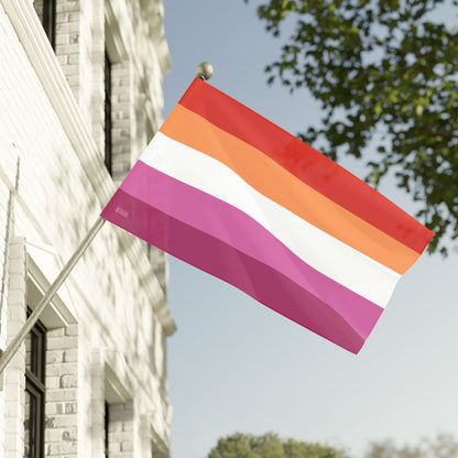 Lesbian Pride Month Flag Banner Small Medium & Large